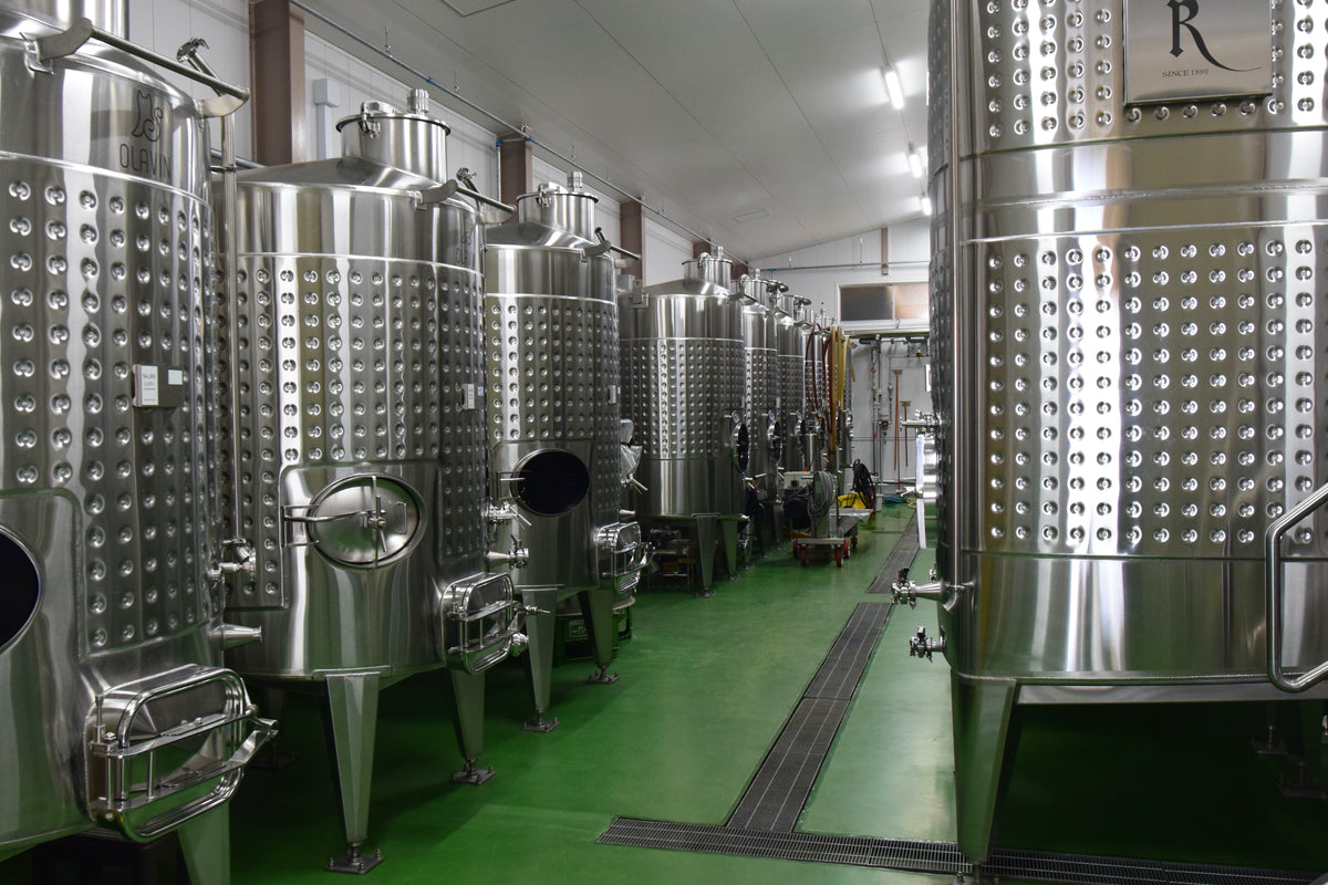 Cellar of the Marufuji Winery